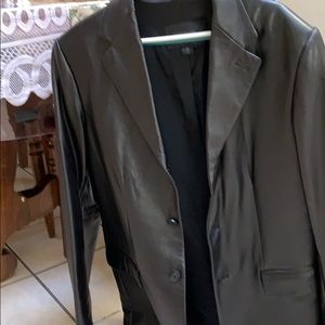 men’s  Leather blazer